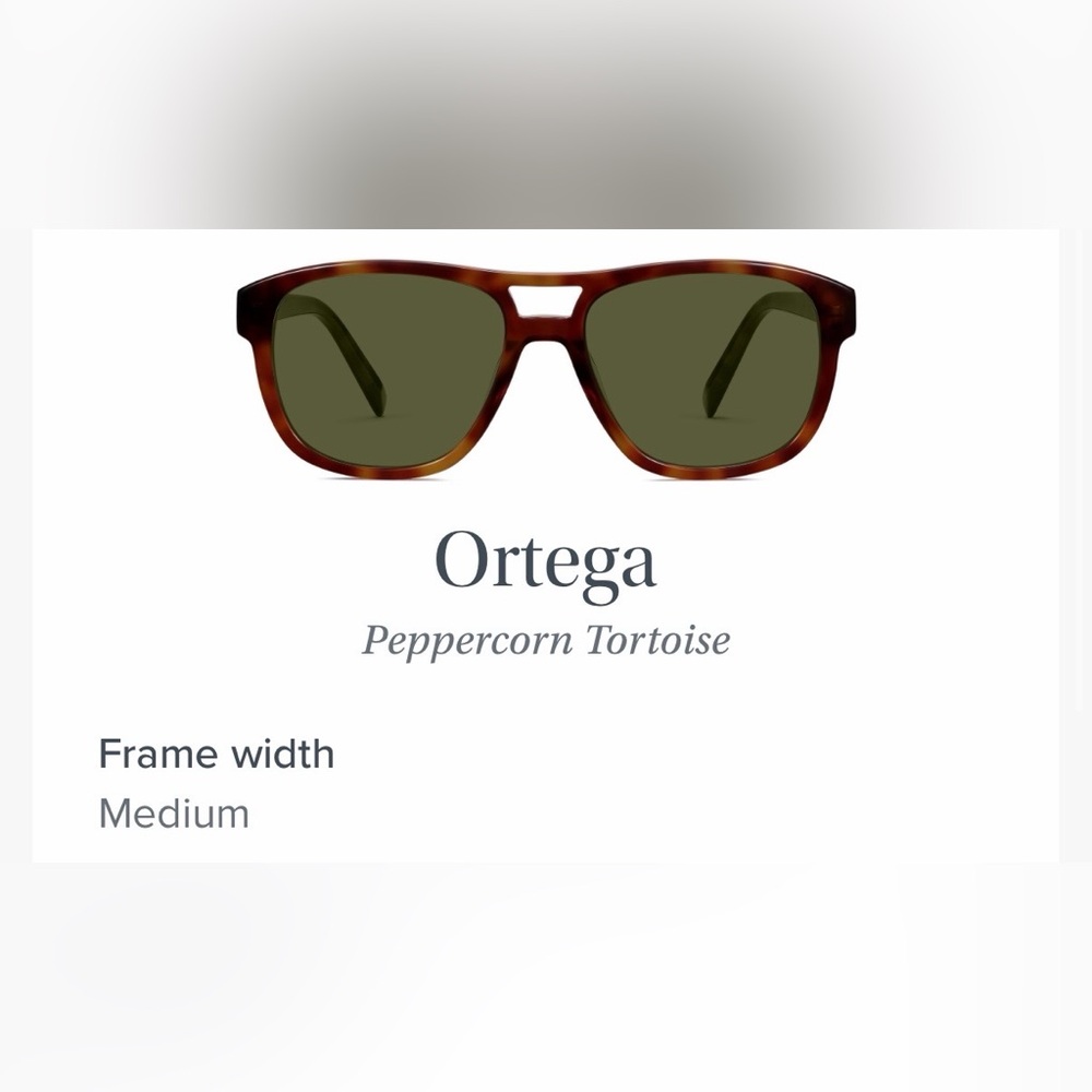 Warby Parker Ortega Tortoise Sunglasses